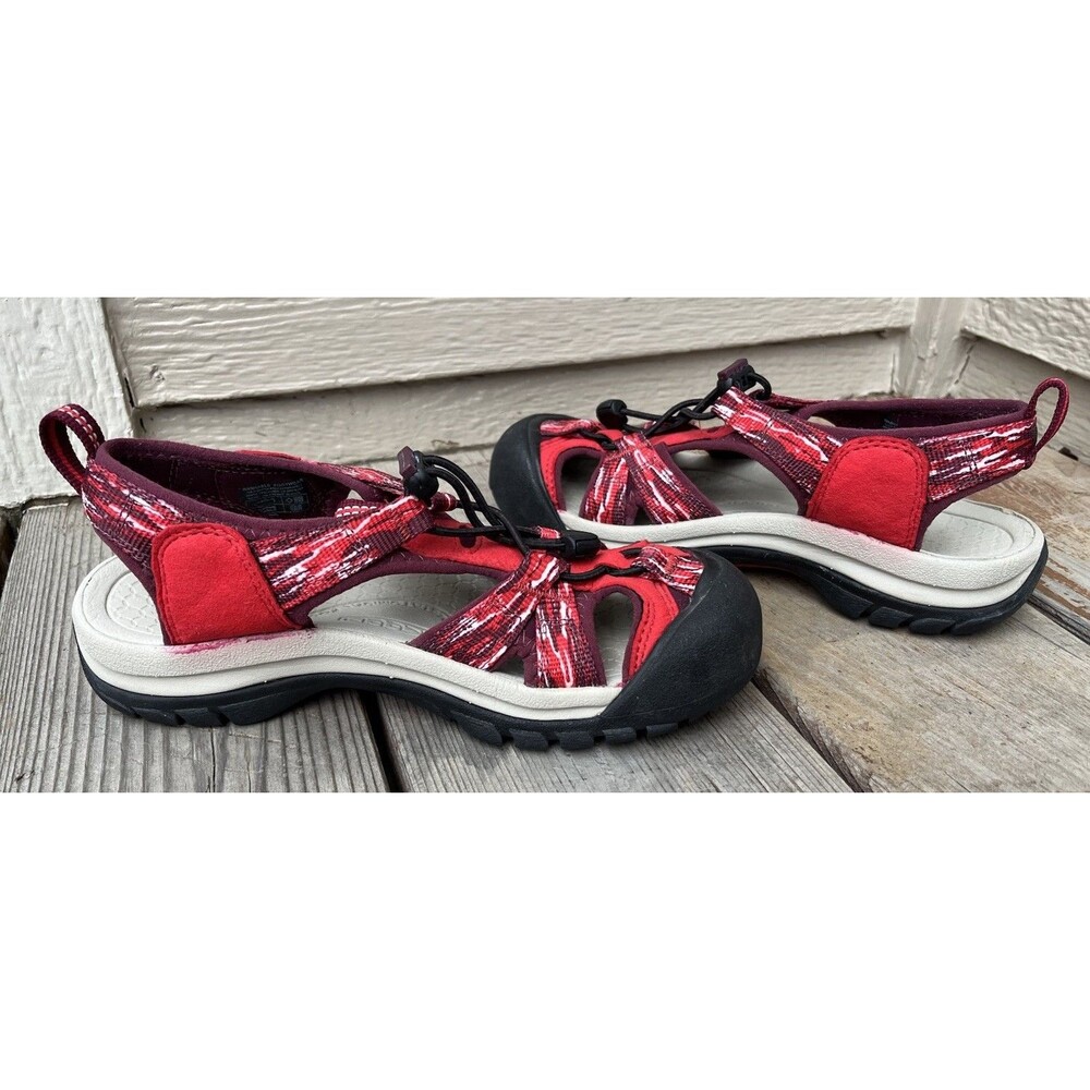 KEEN Venice H2 Women's 6 Waterproof Sport Sandals Hiking - Red - Picture 8 of 11